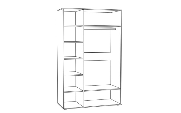 Спальный Гарнитур "Бьянка" МДФ Ясень Анкор Светлый