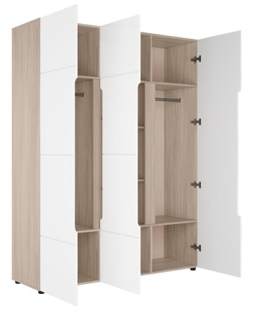 Спальный Гарнитур Палермо №3-1 Разные Цвета (Шкаф+Кровать+Комод+Прикроватные Тумбы+Зеркало+Банкетка)