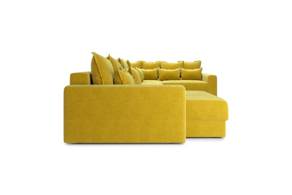 Диван п-образный тик-так Омега горчичный