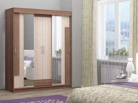 Шкаф-Купе Магнат №1 (Ш-1700 × В-2200 × Г-574 мм)/Разные Цвета