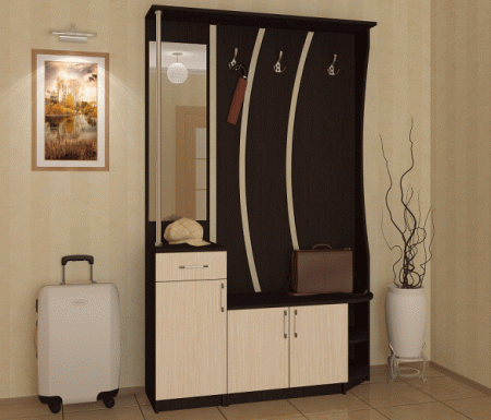 Прихожая Ксюша-3/Разные Цвета (1,12х2,0х0,38)