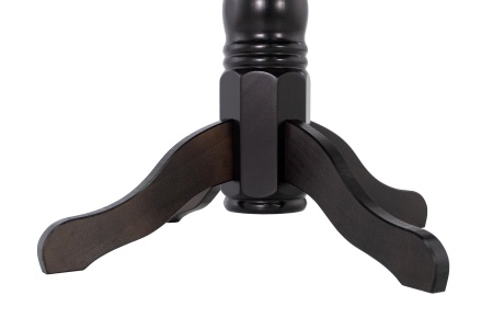 Стол раздвижной с круглой крышкой венге