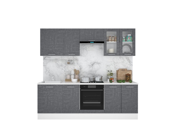 Кухонный Гарнитур Лофт 2400 мм/Разные Цвета